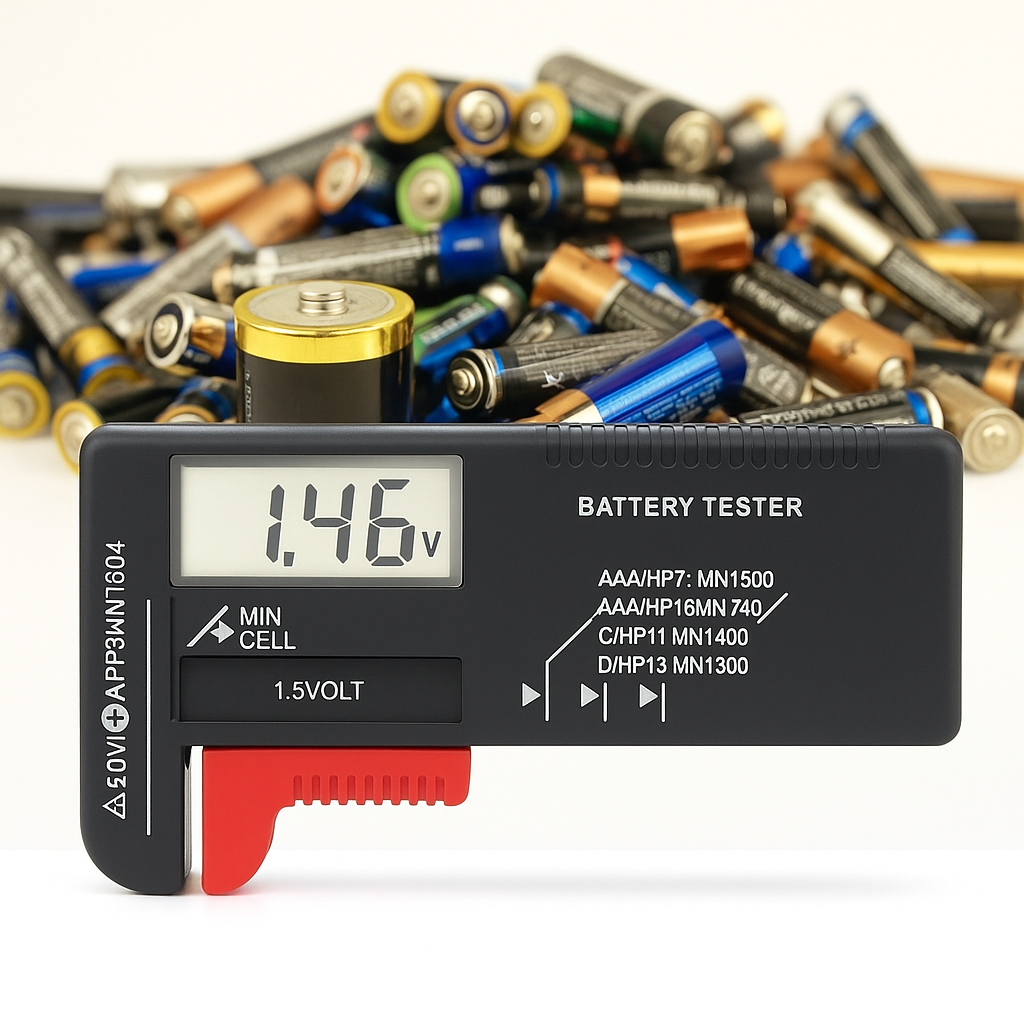 Ψηφιακός Μετρητής Μπαταριών- Battery Tester