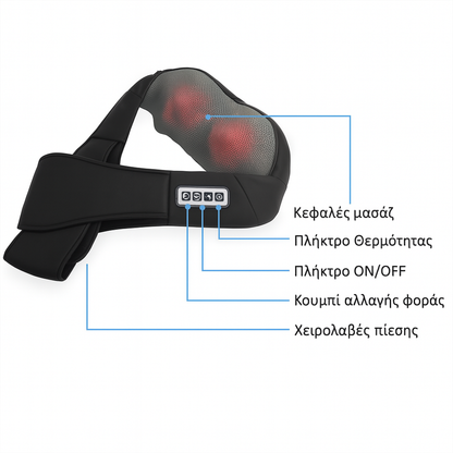 Mr Shiatsu PRO™- Συσκευή μασάζ αυχένα & πλάτης